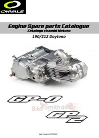 OHVALE 190 Daytona Motorteile PDF Dokument zum download
